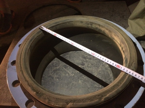 上海淞江橡膠接頭，大口徑法蘭橡膠接頭，橡膠接頭試壓，橡膠接頭漏水